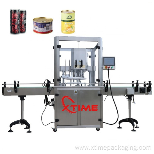 Fully automatic tin metal can flanging machine